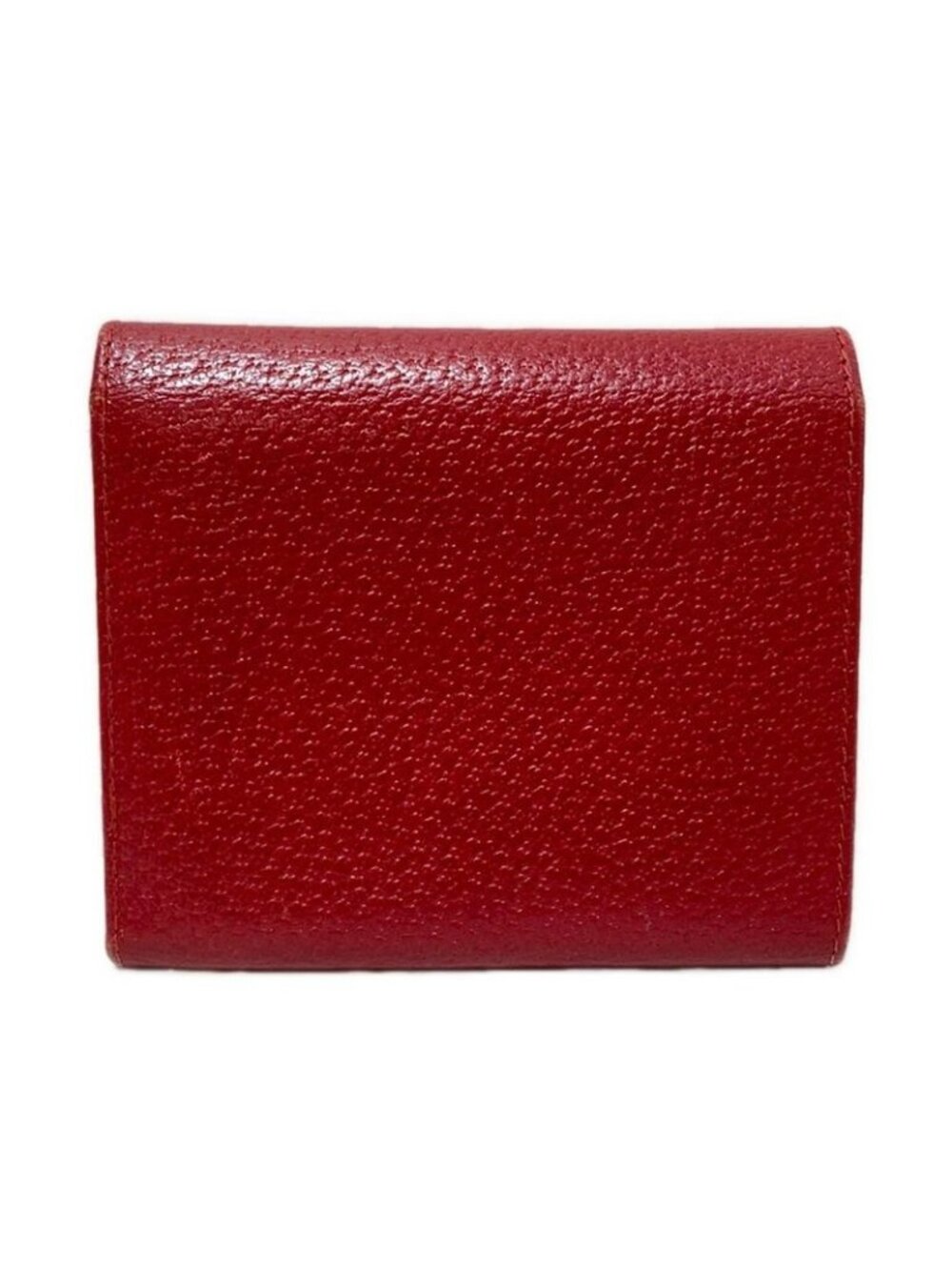 ★SOLD★ Prada Trifold Wallet Red Leather - Picture 2 of 9